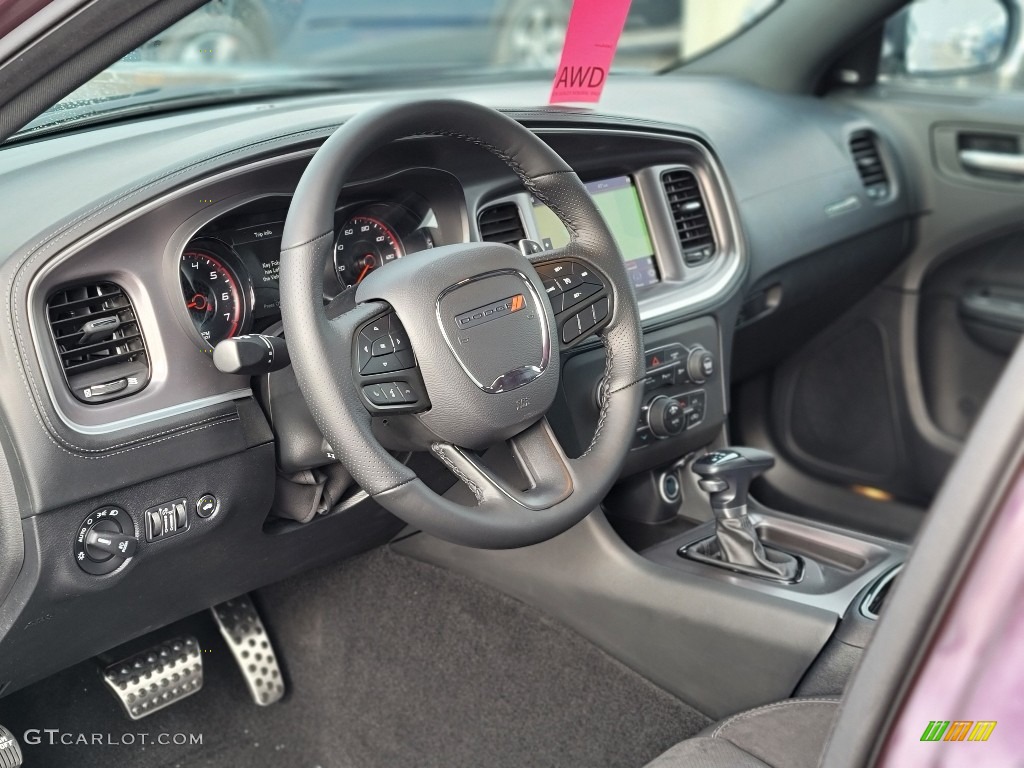 2021 Dodge Charger GT AWD Black Dashboard Photo #140815687