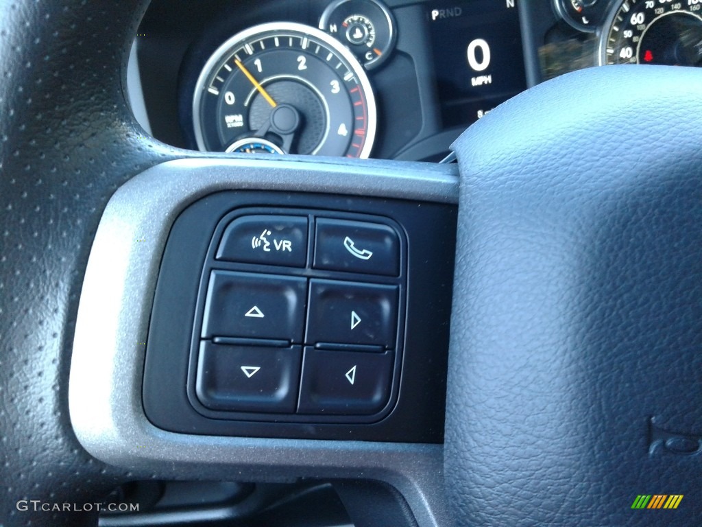 2021 Ram 5500 Tradesman Crew Cab 4x4 Chassis Diesel Gray/Black Steering Wheel Photo #140815739