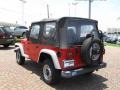 2001 Flame Red Jeep Wrangler SE 4x4  photo #8