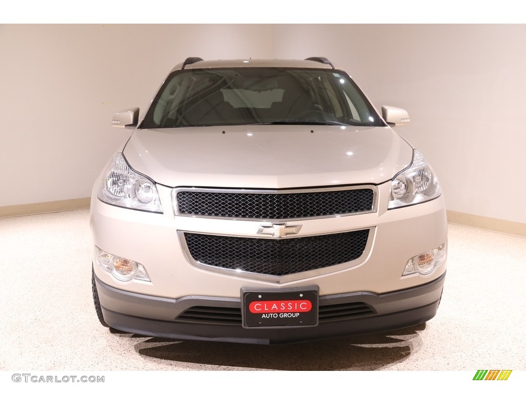 2012 Traverse LT - Gold Mist Metallic / Ebony photo #2