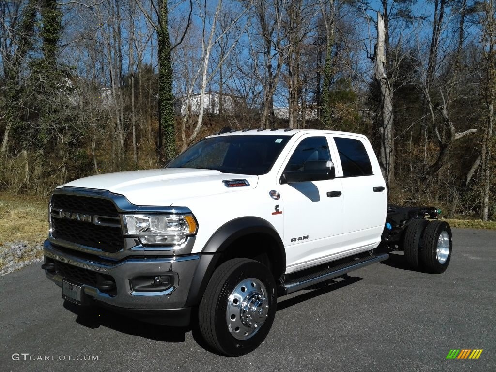 Bright White 2021 Ram 4500 Tradesman Crew Cab 4x4 Chassis Exterior Photo #140816012