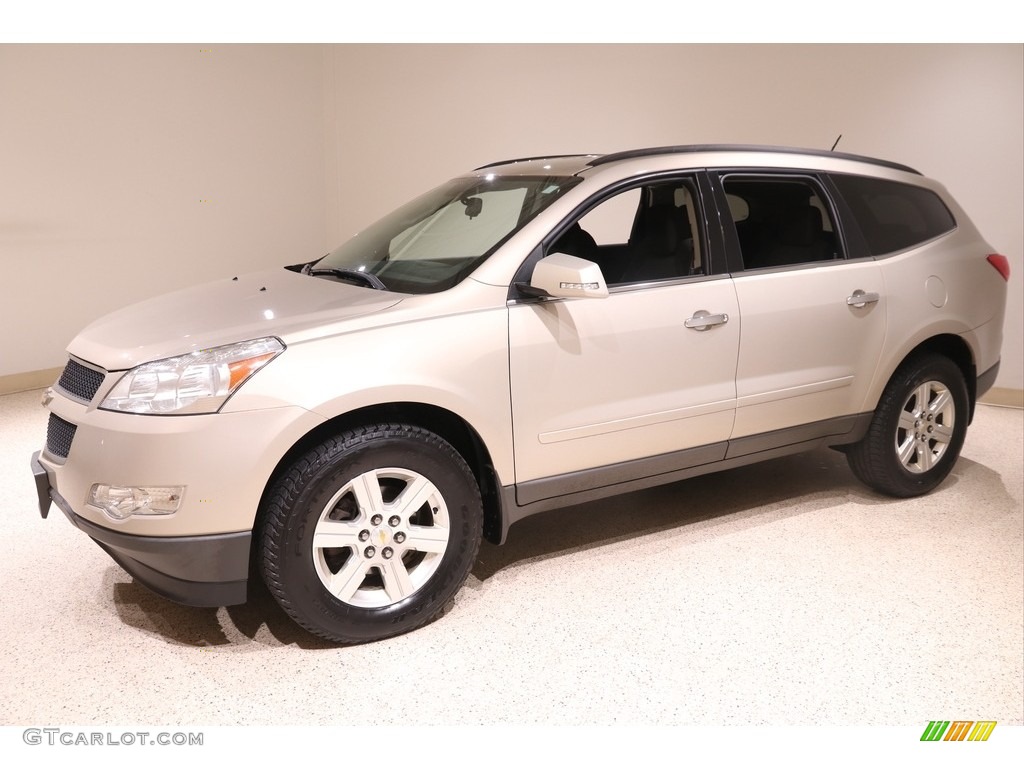 2012 Traverse LT - Gold Mist Metallic / Ebony photo #3