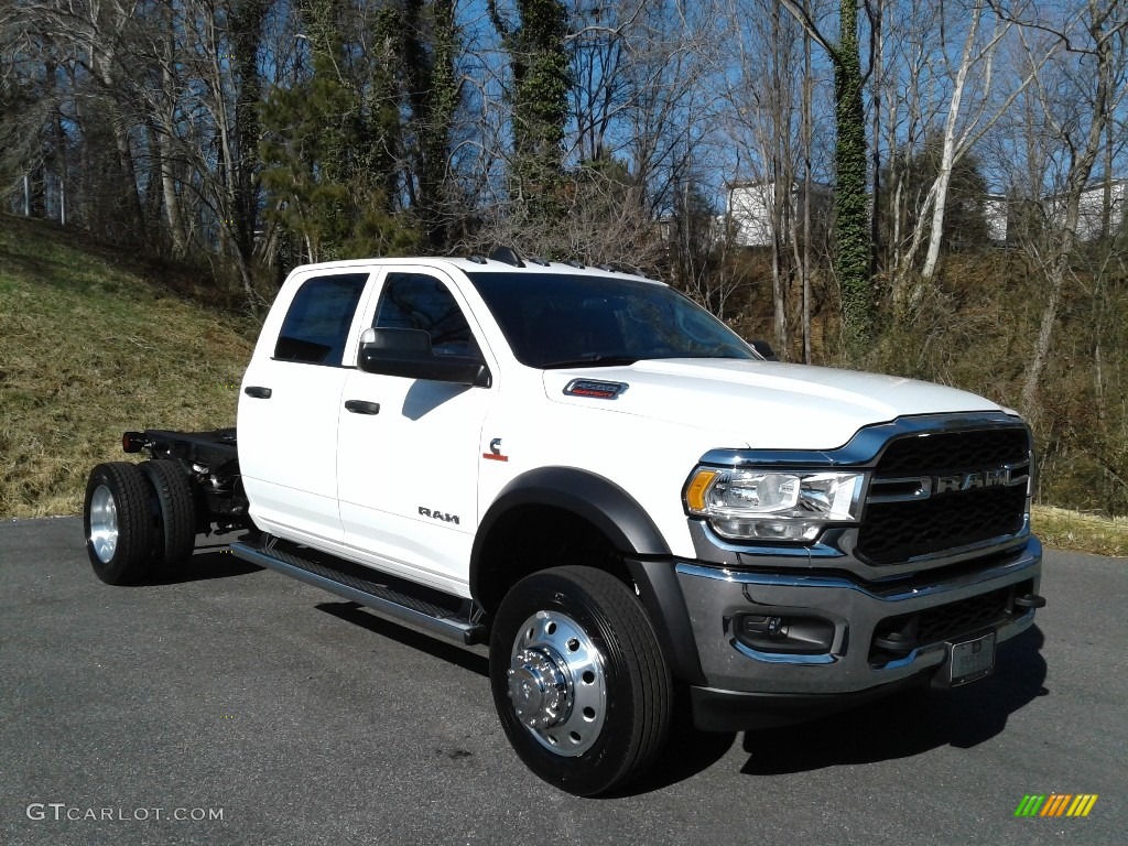 Bright White 2021 Ram 4500 Tradesman Crew Cab 4x4 Chassis Exterior Photo #140816060