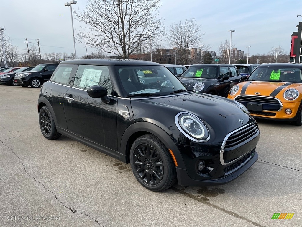 Midnight Black Metallic 2021 Mini Hardtop Cooper 2 Door Exterior Photo #140817215