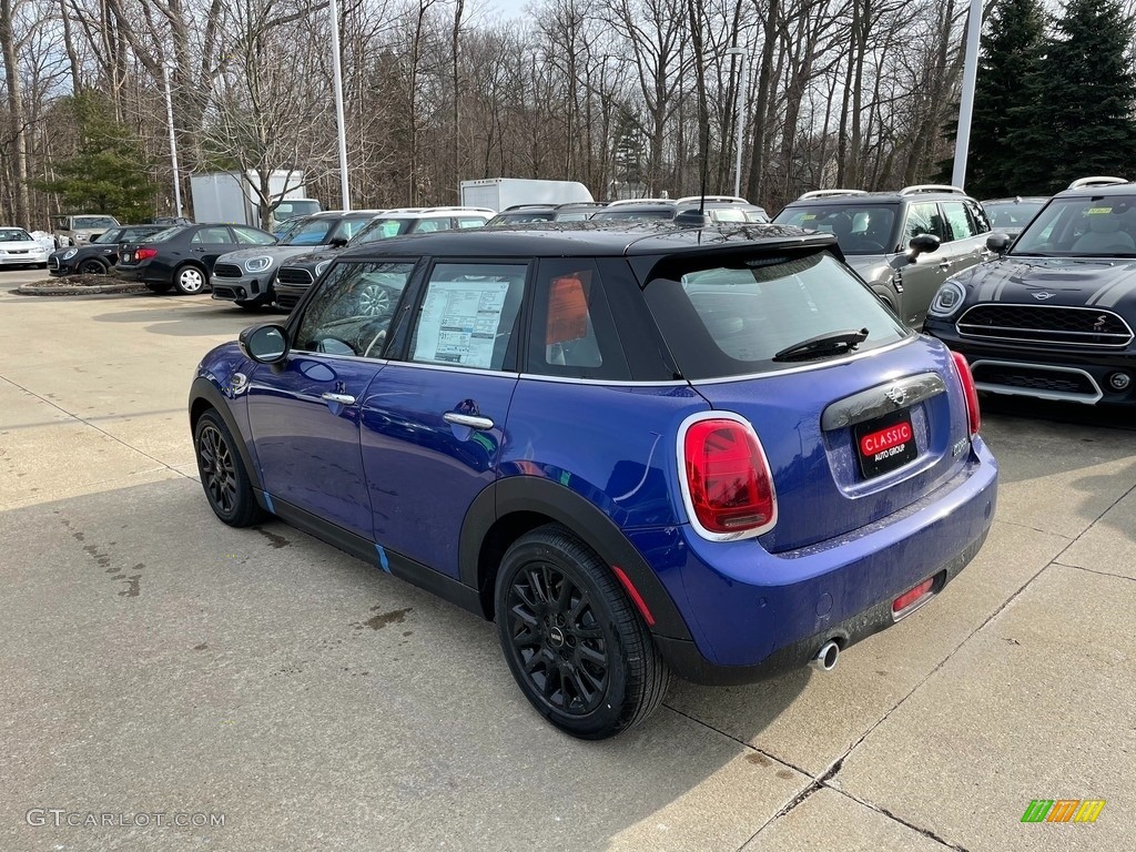 2021 Hardtop Cooper 4 Door - Starlight Blue Metallic / Carbon Black photo #2
