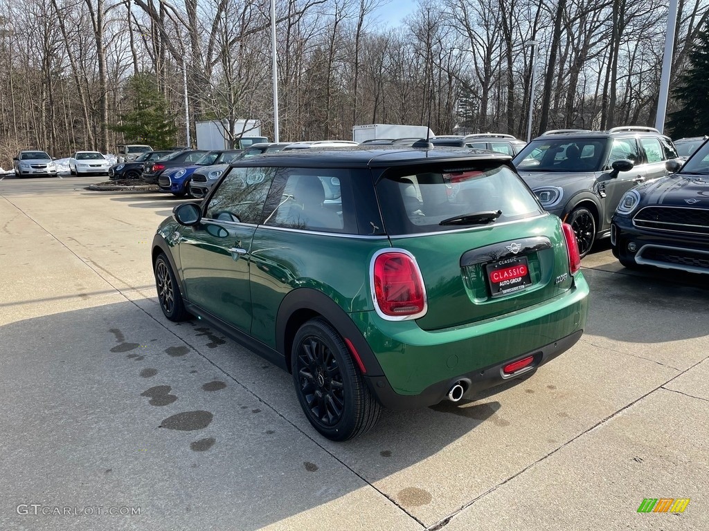 2021 Hardtop Cooper 2 Door - British Racing Green IV Metallic / Carbon Black photo #2