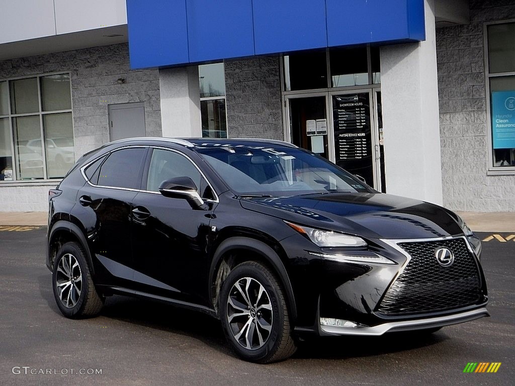 Obsidian Black 2015 Lexus NX 200t F Sport AWD Exterior Photo #140818559