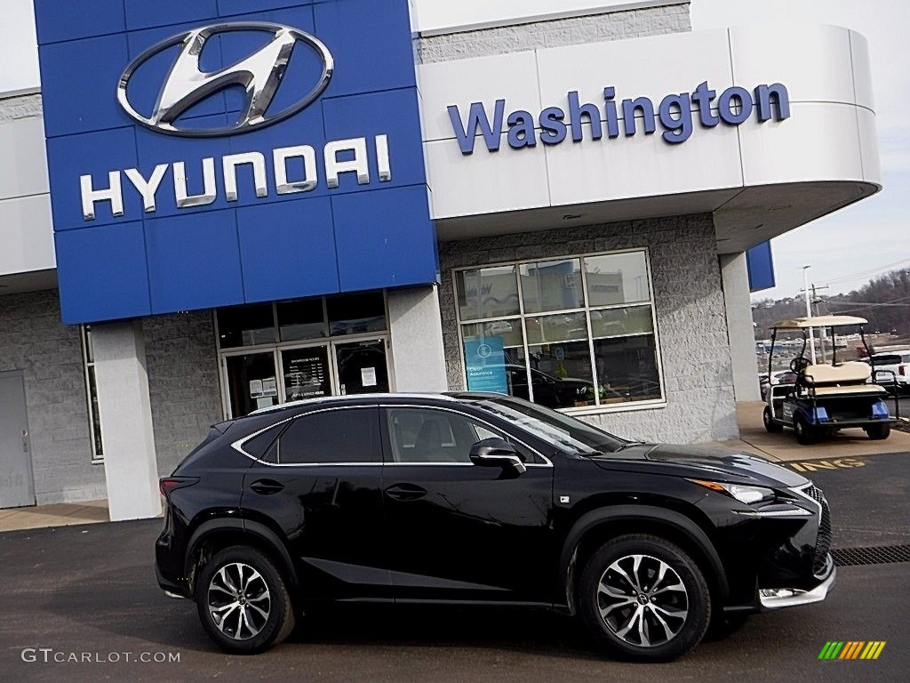 2015 NX 200t F Sport AWD - Obsidian Black / Black photo #2