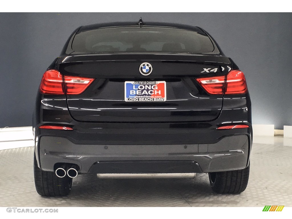 2018 X4 xDrive28i - Carbon Black Metallic / Oyster photo #4