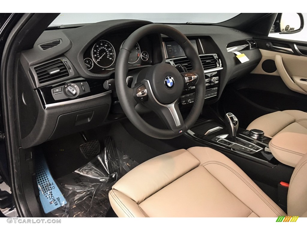 2018 X4 xDrive28i - Carbon Black Metallic / Oyster photo #6