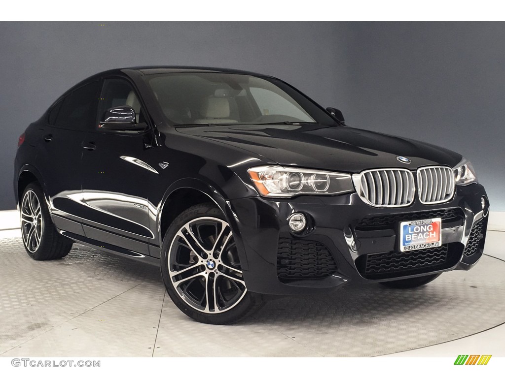 2018 X4 xDrive28i - Carbon Black Metallic / Oyster photo #12