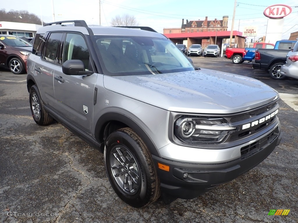 Iconic Silver Metallic 2021 Ford Bronco Sport Big Bend 4x4 Exterior Photo #140819113