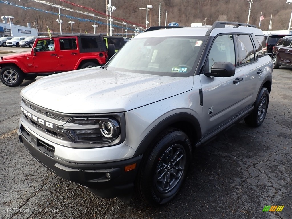 Iconic Silver Metallic 2021 Ford Bronco Sport Big Bend 4x4 Exterior Photo #140819150