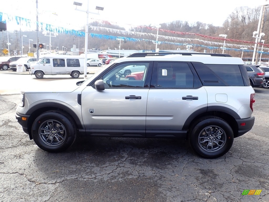 Iconic Silver Metallic 2021 Ford Bronco Sport Big Bend 4x4 Exterior Photo #140819171