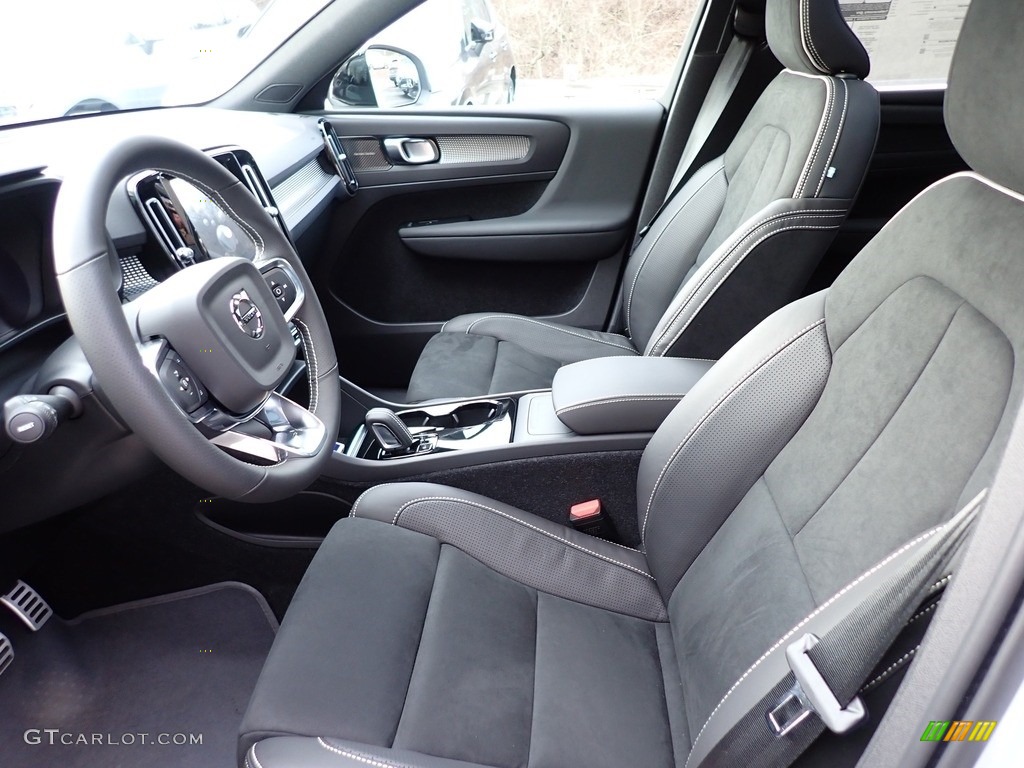 Charcoal Interior 2021 Volvo XC40 P8 eAWD Recharge Pure Electric Photo #140819462