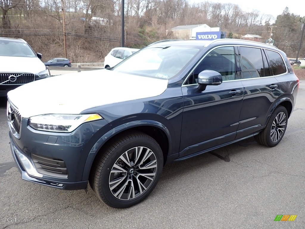 2021 XC90 T5 AWD Momentum - Denim Blue Metallic / Charcoal photo #5