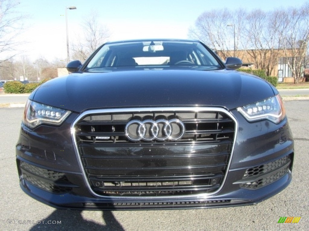 2013 A6 3.0T quattro Sedan - Moonlight Blue Metallic / Nougat Brown photo #4