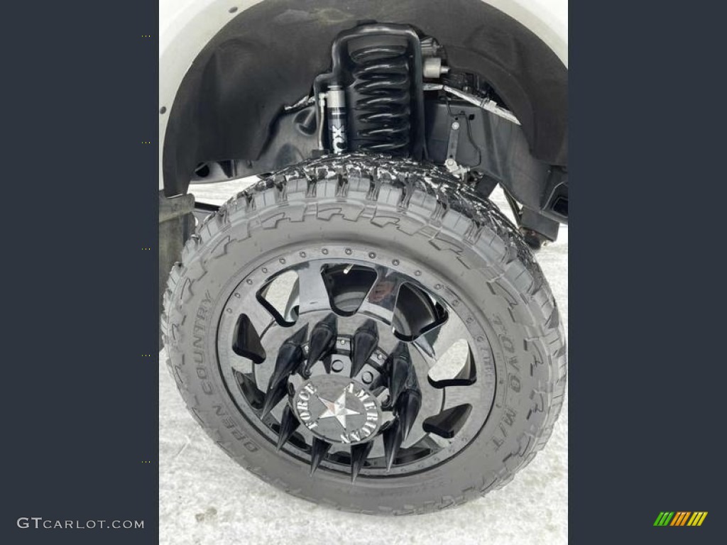 2019 F450 Super Duty Platinum Crew Cab 4x4 - White Platinum Metallic Tri-Coat / Black photo #11