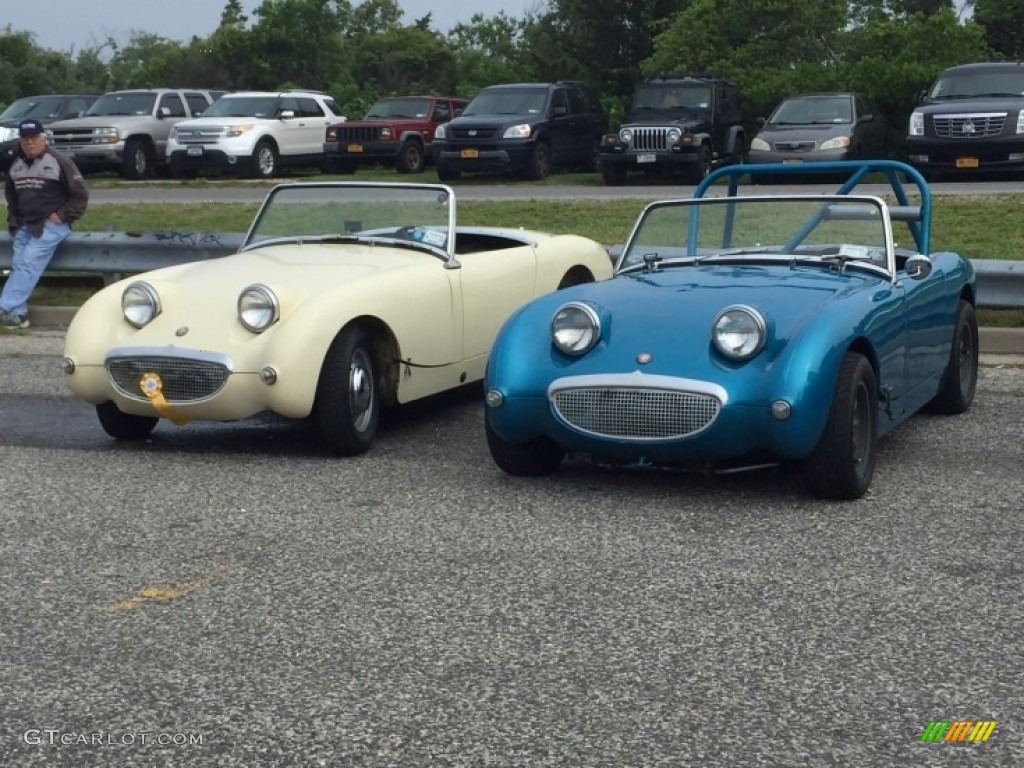 Primrose Yellow 1961 Austin Healey Sprite Convertible Exterior Photo #140821029