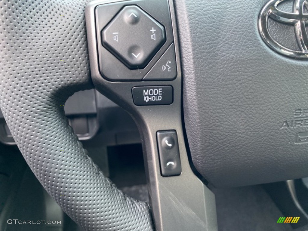 2021 Toyota Tacoma TRD Off Road Access Cab 4x4 TRD Cement/Black Steering Wheel Photo #140821797