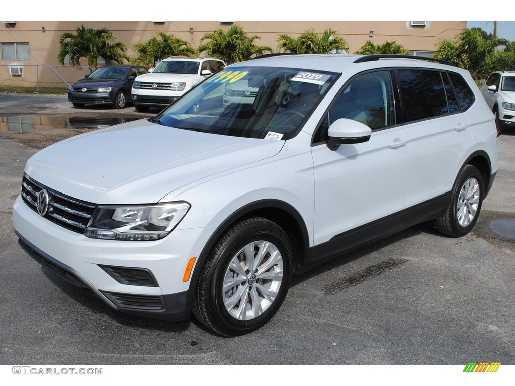 White Silver Metallic 2019 Volkswagen Tiguan S Exterior Photo #140822545