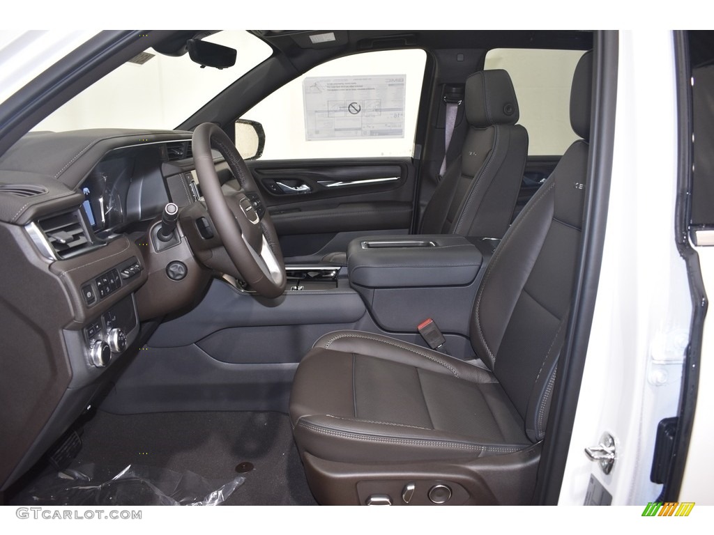 Dark Walnut/­Very Dark Ash Gray Interior 2021 GMC Yukon Denali 4WD Photo #140822602