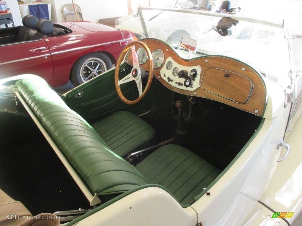 Green Interior 1953 MG TD Roadster Photo #140822920