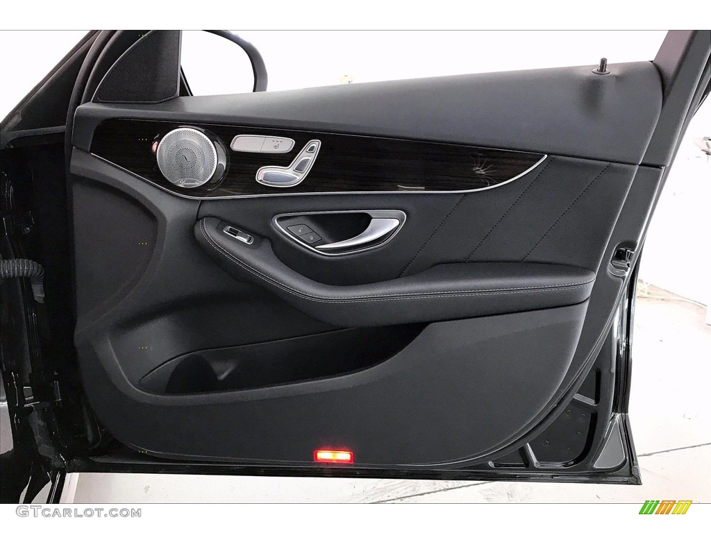 2018 Mercedes-Benz C 300 Sedan Black Door Panel Photo #140824453