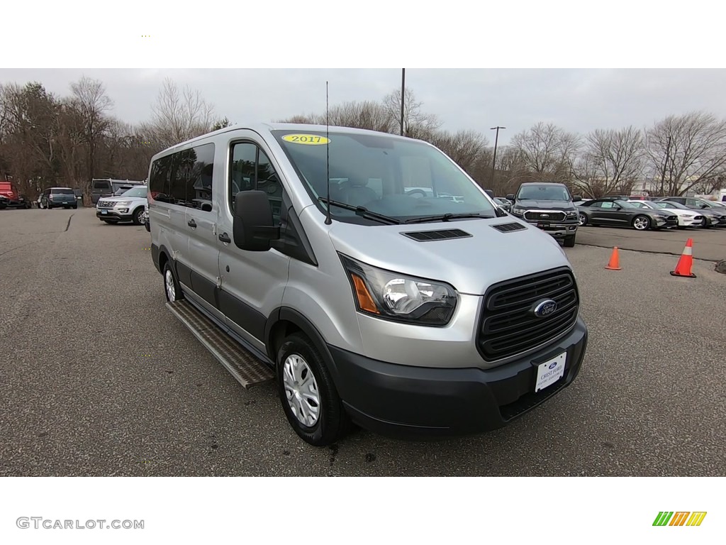 Ingot Silver 2017 Ford Transit Wagon XL Exterior Photo #140825944
