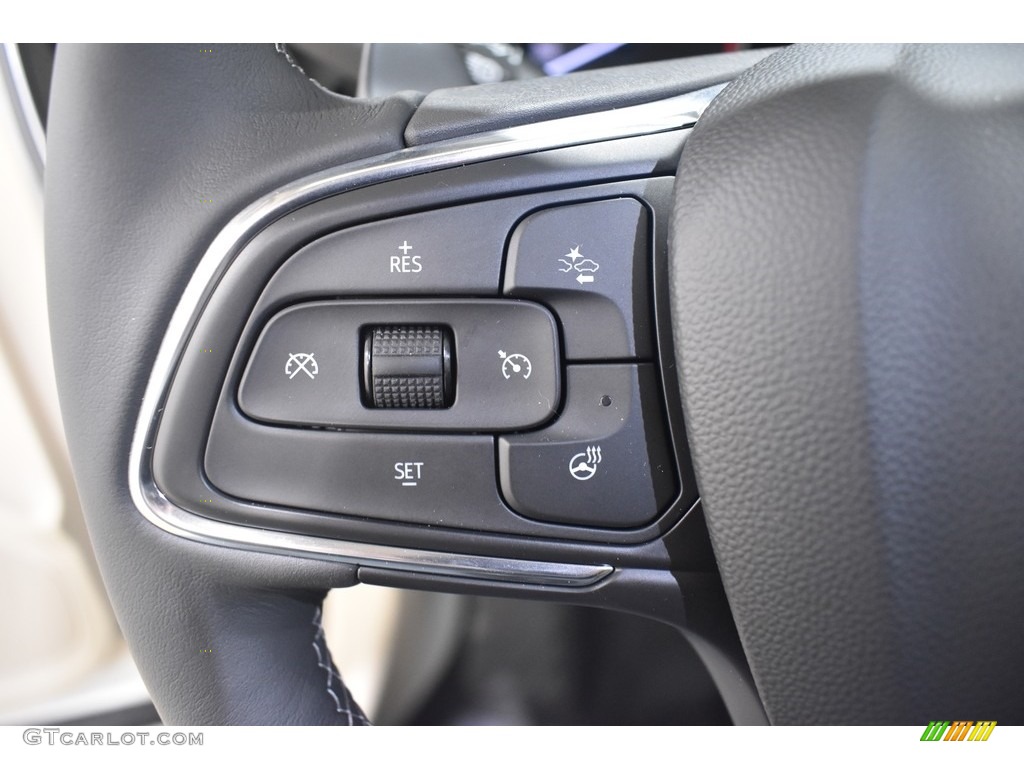 2021 Buick Envision Avenir AWD Whisper Beige w/Ebony Accents Steering Wheel Photo #140826833