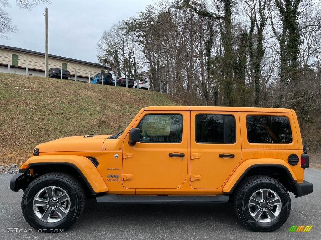 2021 Wrangler Unlimited Sahara 4x4 - Nacho / Black photo #1