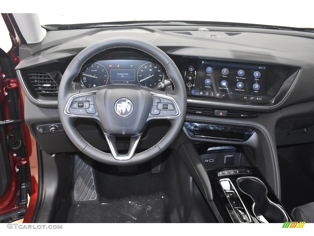 2021 Buick Envision Preferred AWD Ebony w/Ebony Accents Dashboard Photo #140827133