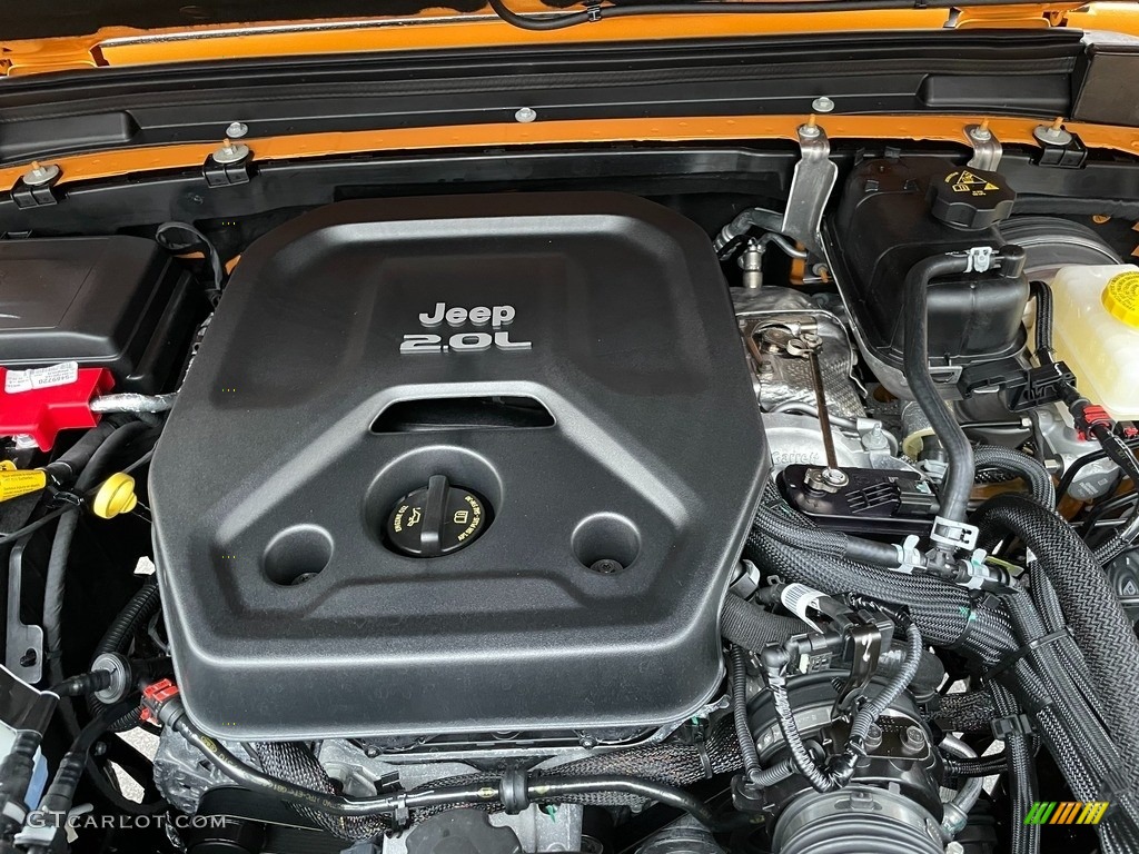 2021 Jeep Wrangler Unlimited Sahara 4x4 2.0 Liter Turbocharged DOHC 16-Valve VVT 4 Cylinder Engine Photo #140827163