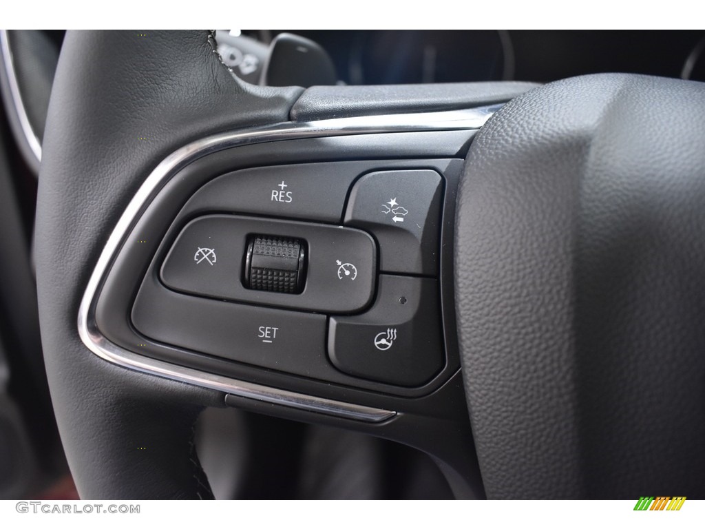 2021 Buick Envision Preferred AWD Ebony w/Ebony Accents Steering Wheel Photo #140827175