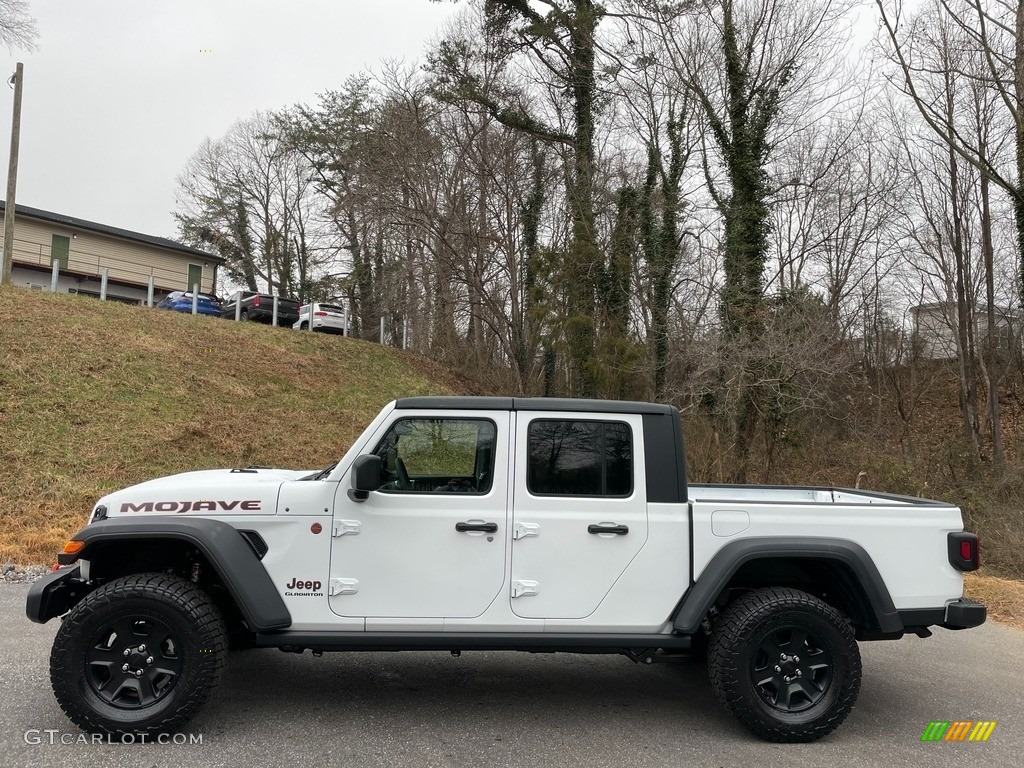 2021 Gladiator Mojave 4x4 - Bright White / Black photo #1