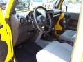 2008 Detonator Yellow Jeep Wrangler Unlimited Rubicon 4x4  photo #7