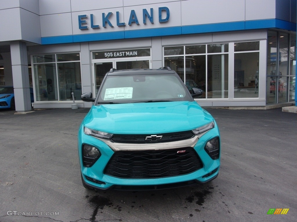 2021 TrailBlazer RS AWD - Oasis Blue / Jet Black photo #2