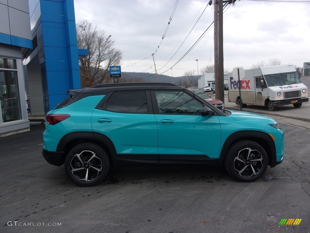 Oasis Blue 2021 Chevrolet TrailBlazer RS AWD Exterior Photo #140830061