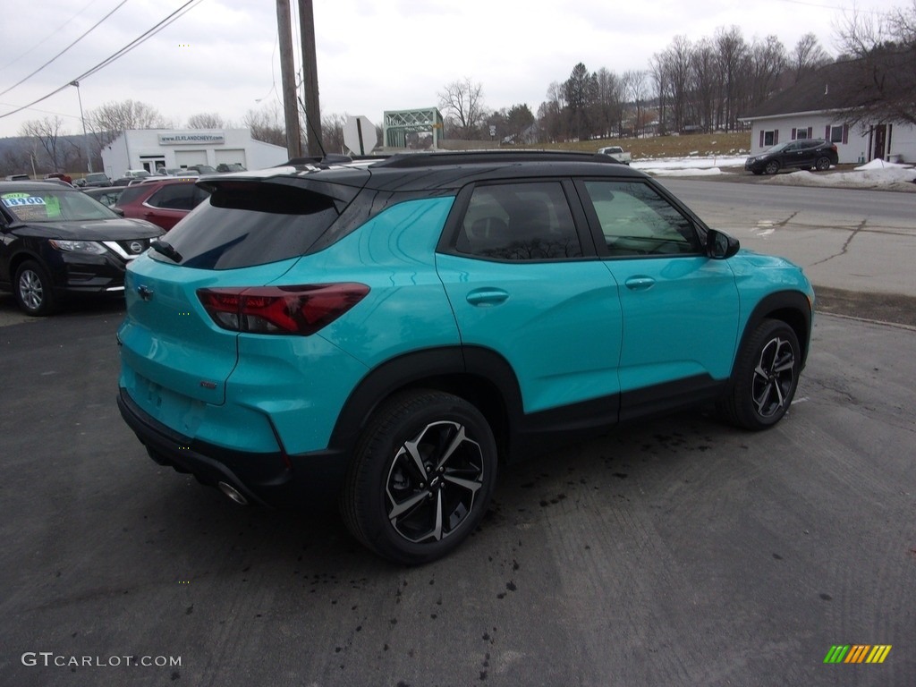 2021 TrailBlazer RS AWD - Oasis Blue / Jet Black photo #5