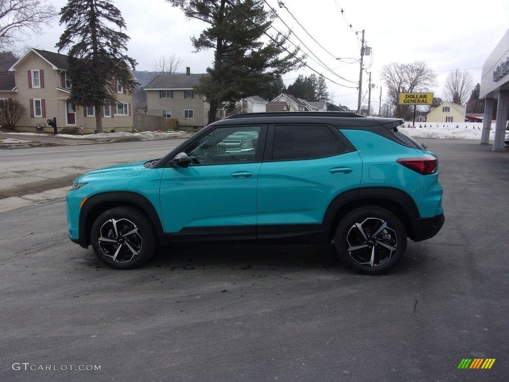 2021 TrailBlazer RS AWD - Oasis Blue / Jet Black photo #8