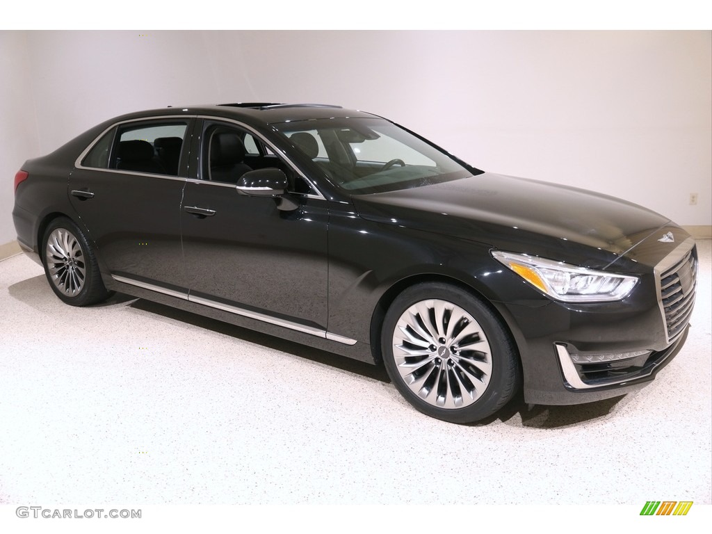 2018 Genesis G90 5.0 AWD - Victoria Black / Black photo #1