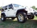 2008 Stone White Jeep Wrangler Unlimited X 4x4  photo #5