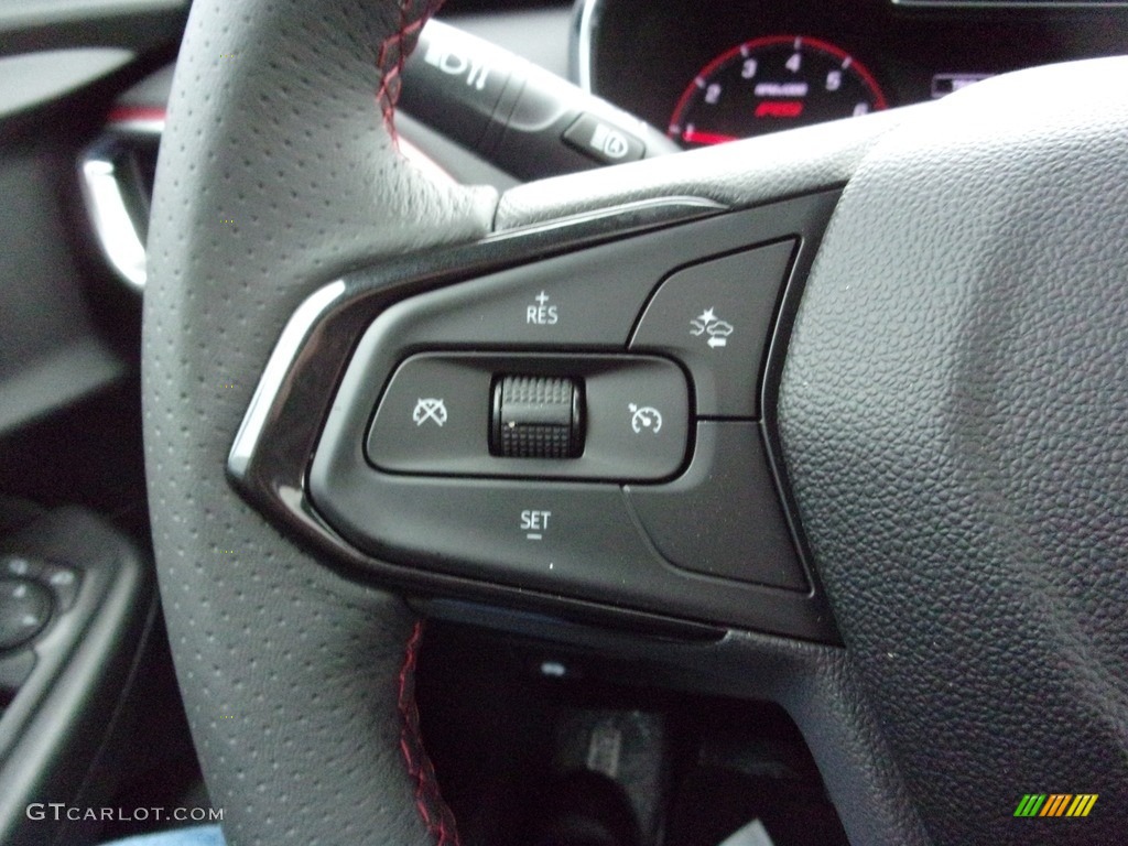 2021 Chevrolet Trailblazer RS AWD Jet Black Steering Wheel Photo #140830500