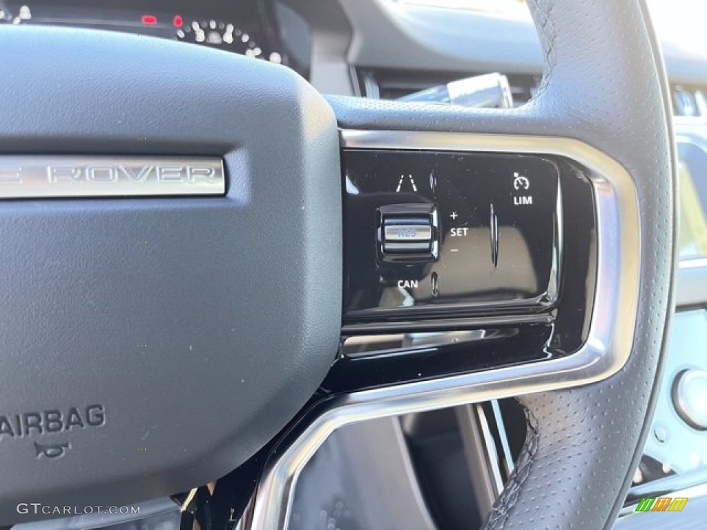 2021 Land Rover Range Rover Evoque HSE R-Dynamic Cloud/Ebony Steering Wheel Photo #140830569