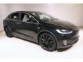 Solid Black 2018 Tesla Model X P100D Exterior