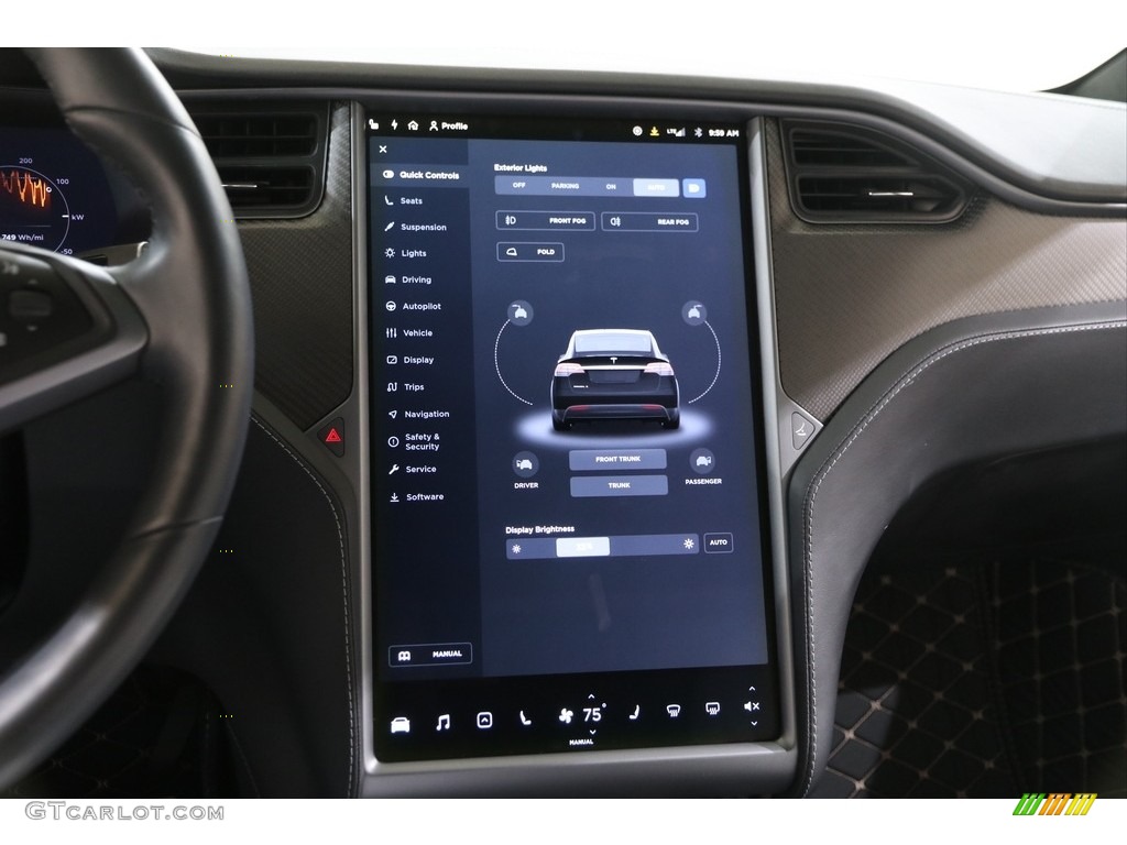 2018 Tesla Model X P100D Controls Photo #140831695