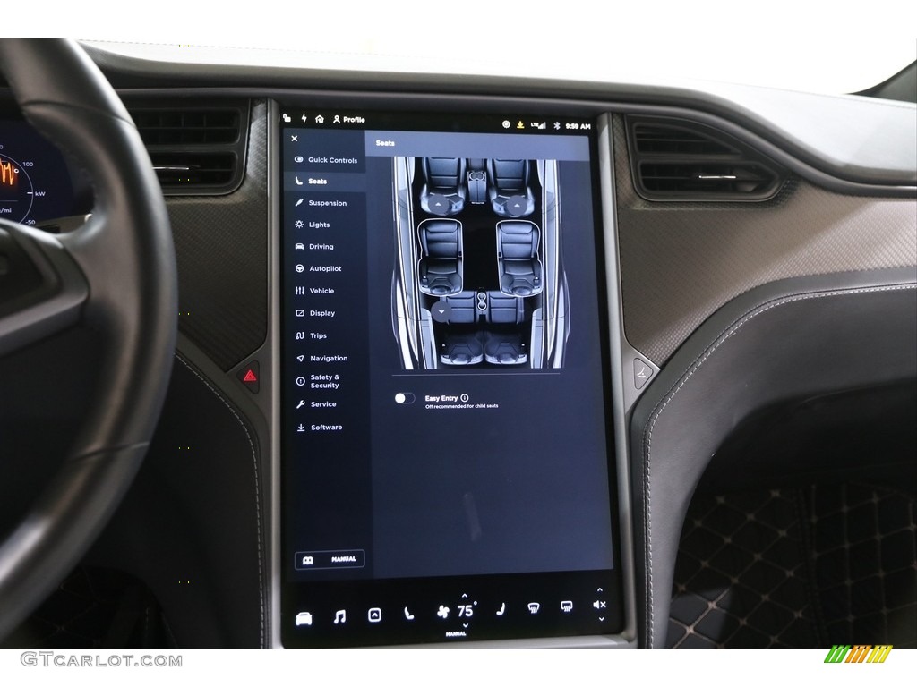 2018 Model X P100D - Solid Black / White photo #20