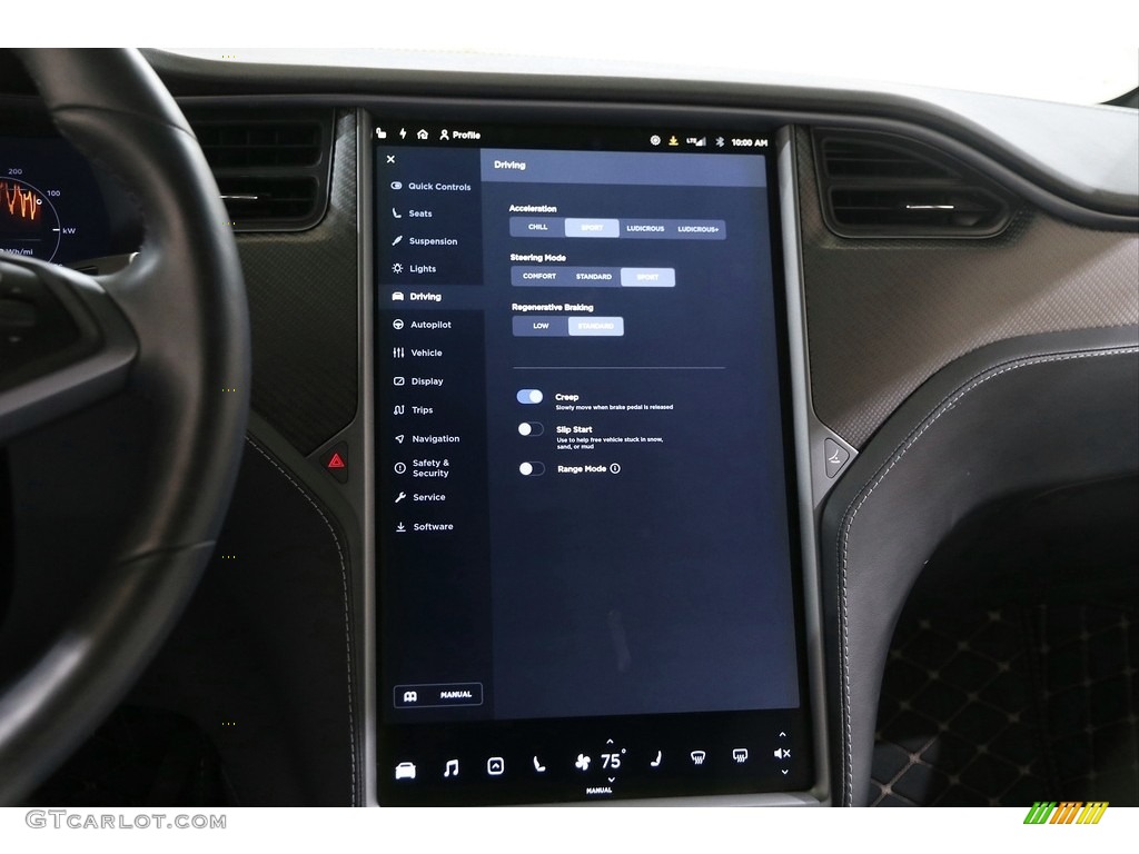 2018 Model X P100D - Solid Black / White photo #23