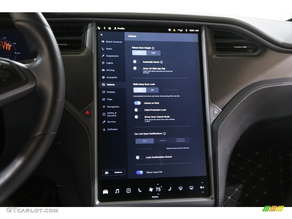 2018 Tesla Model X P100D Controls Photo #140831765