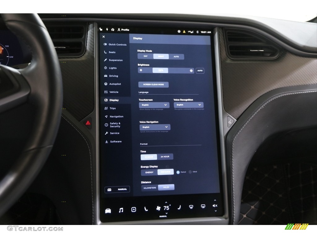 2018 Model X P100D - Solid Black / White photo #26